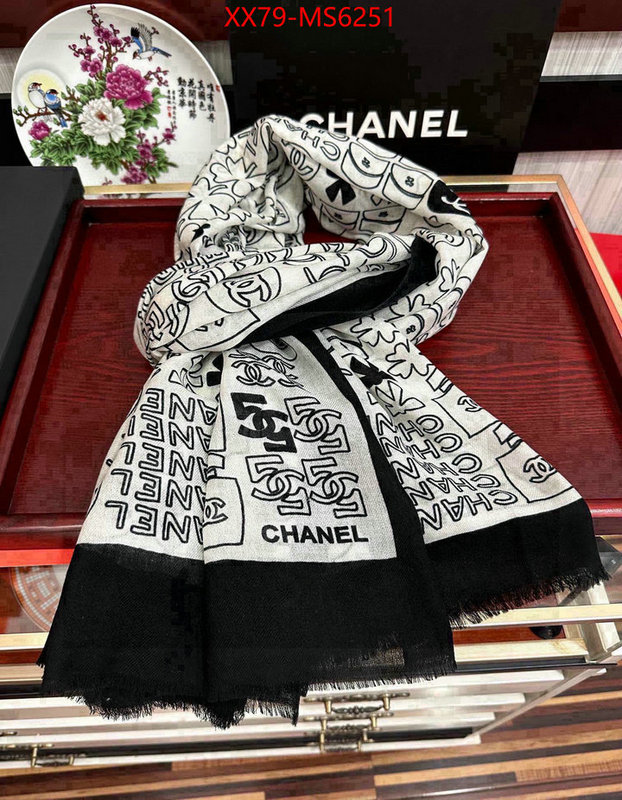 Scarf-Chanel the best designer ID: MS6251 $: 79USD