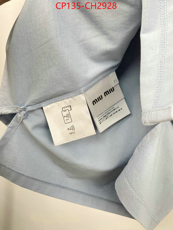 Clothing-MIU MIU what 1:1 replica ID: CH2928 $: 135USD