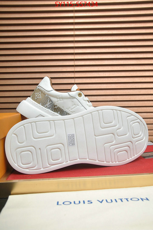 Men Shoes-LV 2024 aaaaa replica 1st copy ID: SS7434 $: 115USD