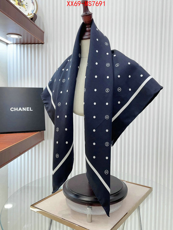 Scarf-Chanel luxury fake ID: MS7691 $: 69USD