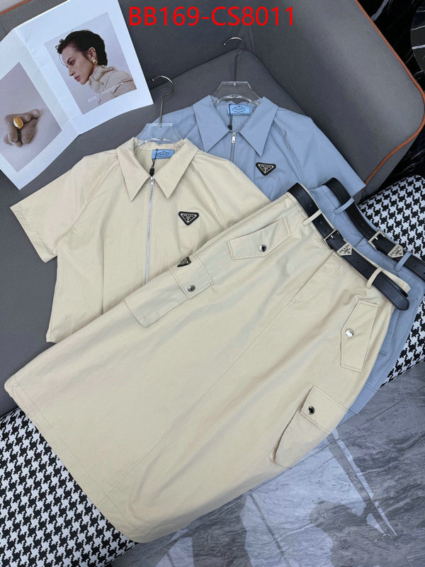 Clothing-Prada what 1:1 replica ID: CS8011 $: 169USD