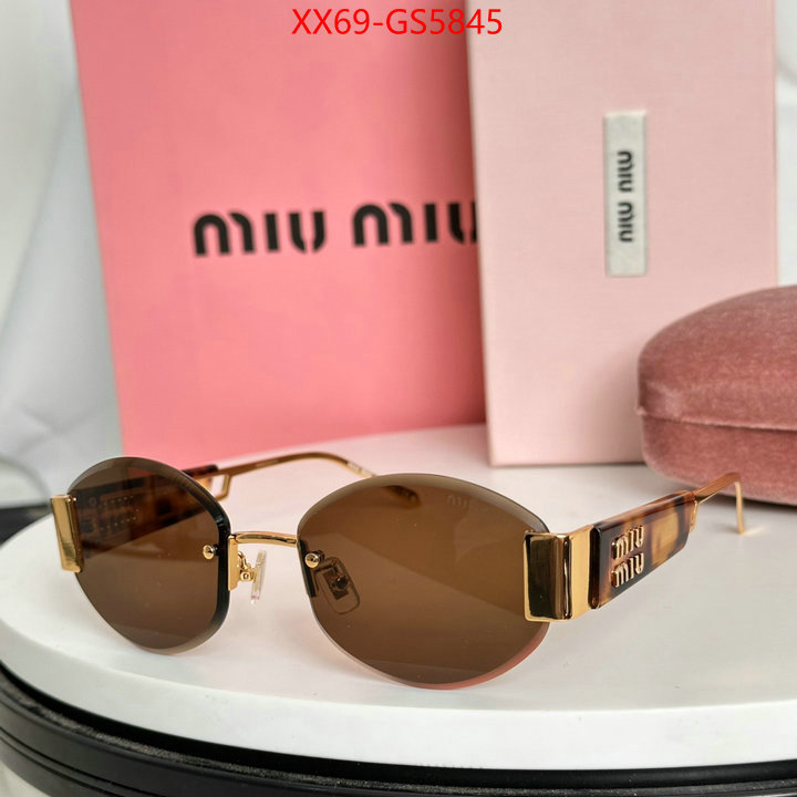 Glasses-Miu Miu designer wholesale replica ID: GS5845 $: 69USD