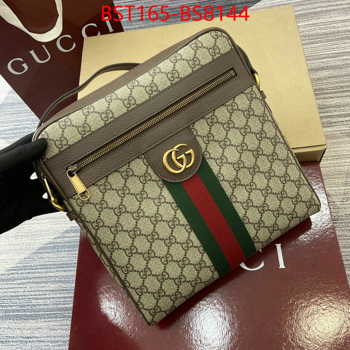 Gucci Bags(TOP)-Crossbody- where to buy high quality ID: BS8144 $: 165USD,