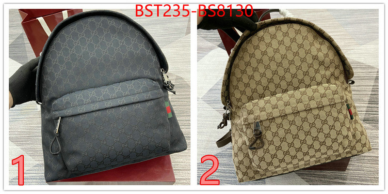 Gucci Bags(TOP)-Backpack- first copy ID: BS8130 $: 235USD,