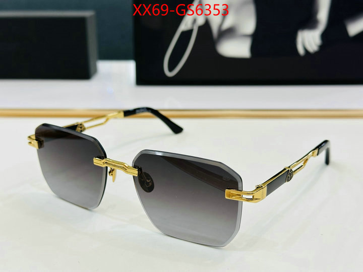 Glasses-Maybach fake aaaaa ID: GS6353 $: 69USD
