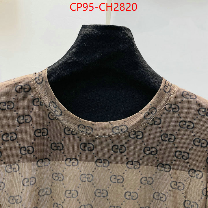 Clothing-Gucci replica best ID: CH2820 $: 95USD