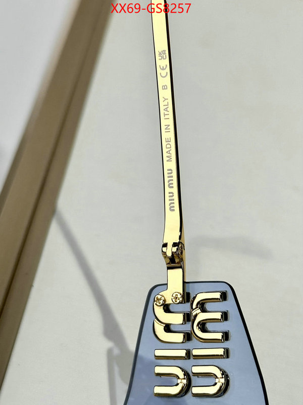 Glasses-Miu Miu high quality aaaaa replica ID: GS8257 $: 69USD