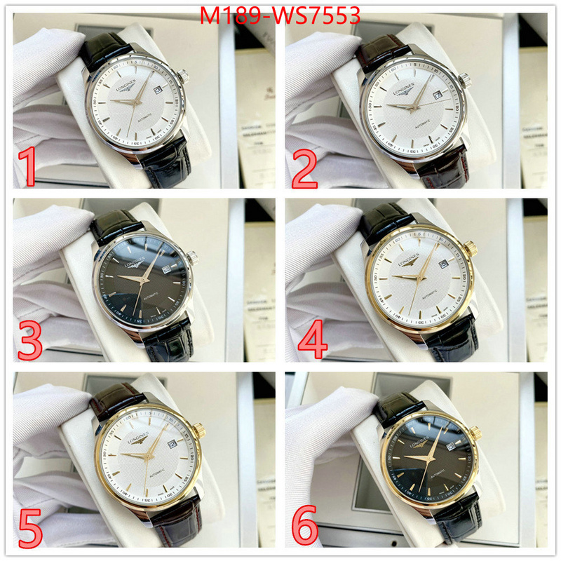 Watch(4A)-Longines 7 star replica ID: WS7553 $: 189USD