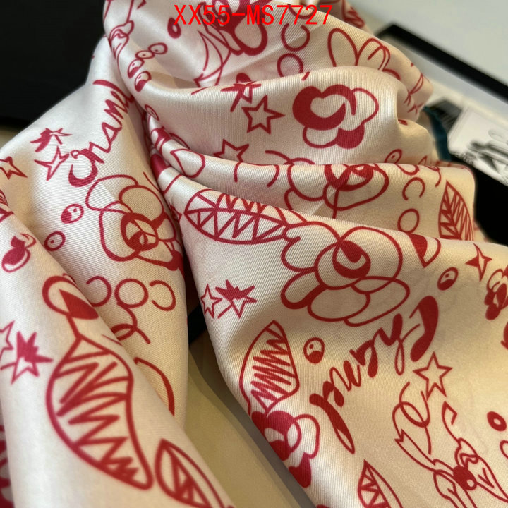 Scarf-Chanel designer ID: MS7727 $: 55USD