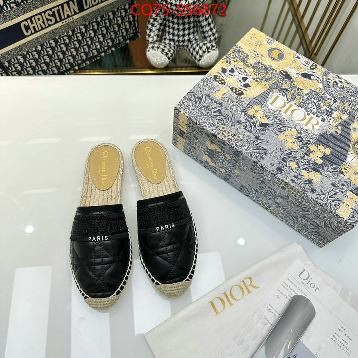 Women Shoes-Dior designer replica ID: SS6872 $: 75USD