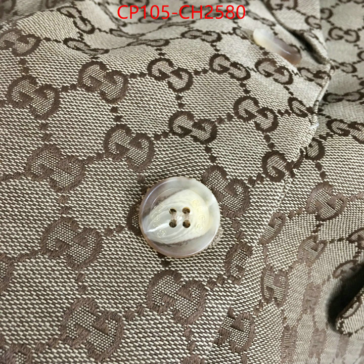 Clothing-Gucci luxury fake ID: CH2580 $: 105USD