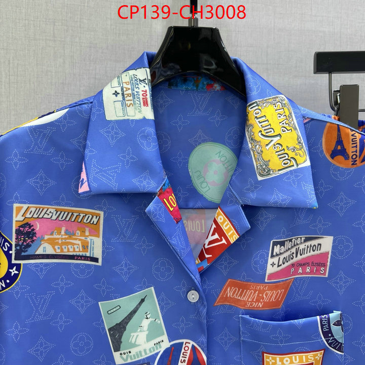Clothing-LV wholesale designer shop ID: CH3008 $: 139USD