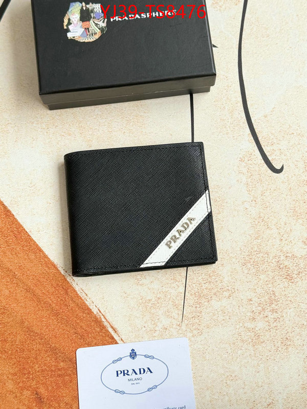 Prada Bags(4A)-Wallet found replica ID: TS8476 $: 39USD,