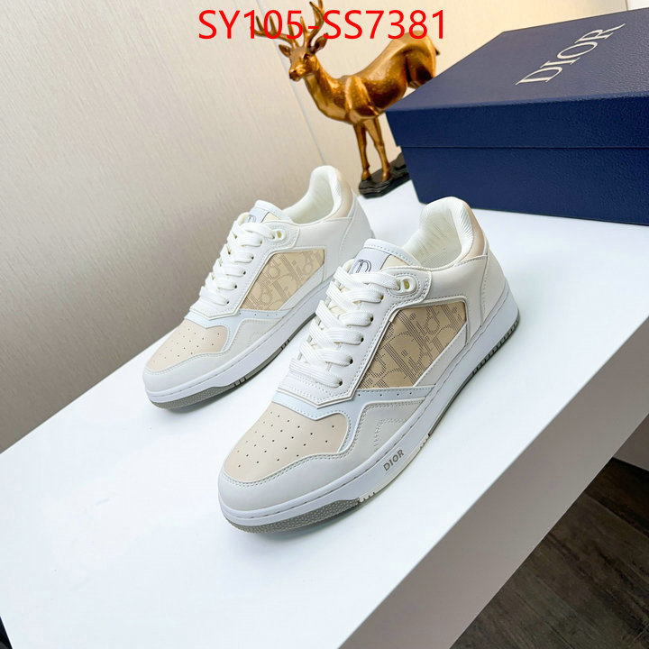 Men shoes-Dior highest quality replica ID: SS7381 $: 105USD