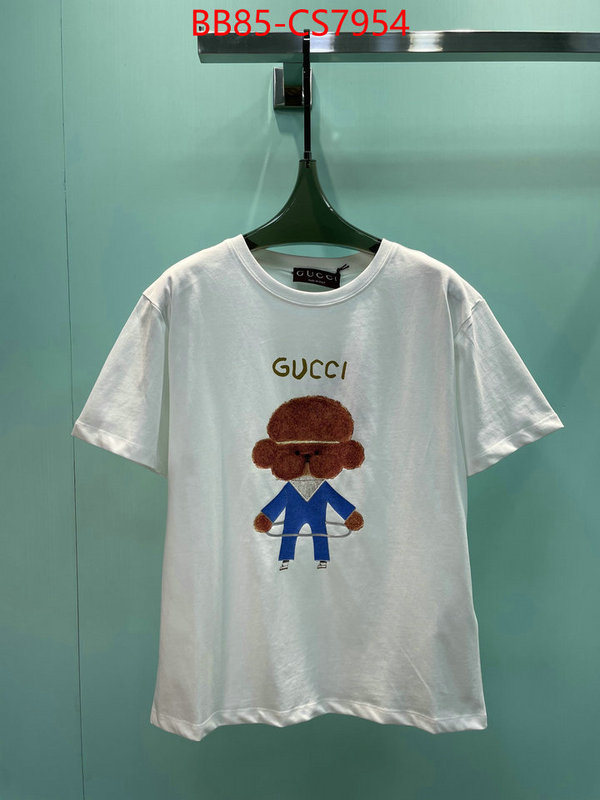 Clothing-Gucci top 1:1 replica ID: CS7954 $: 85USD