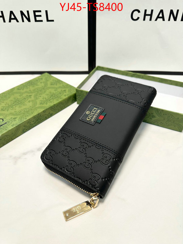 Gucci Bags(4A)-Wallet- shop cheap high quality 1:1 replica ID: TS8400 $: 45USD,