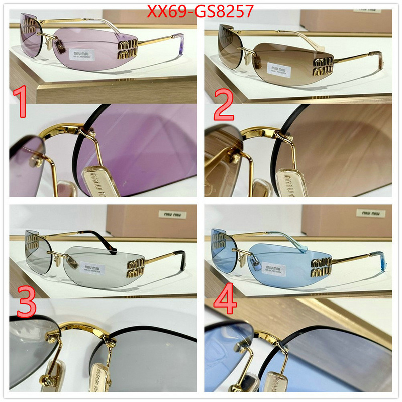 Glasses-Miu Miu high quality aaaaa replica ID: GS8257 $: 69USD