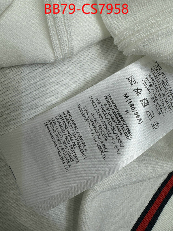 Clothing-Gucci best quality designer ID: CS7958 $: 79USD