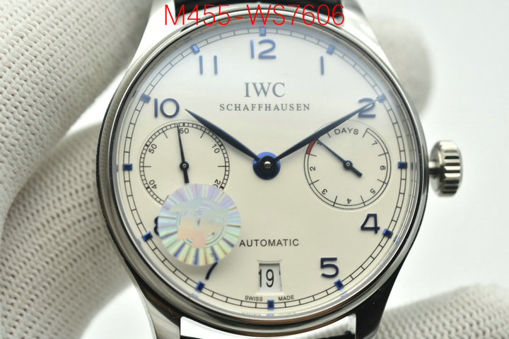 Watch(TOP)-IWC buy best high-quality ID: WS7606 $: 455USD