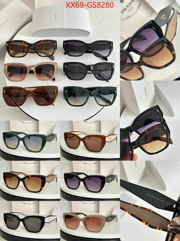 Glasses-Prada shop cheap high quality 1:1 replica ID: GS8280 $: 69USD