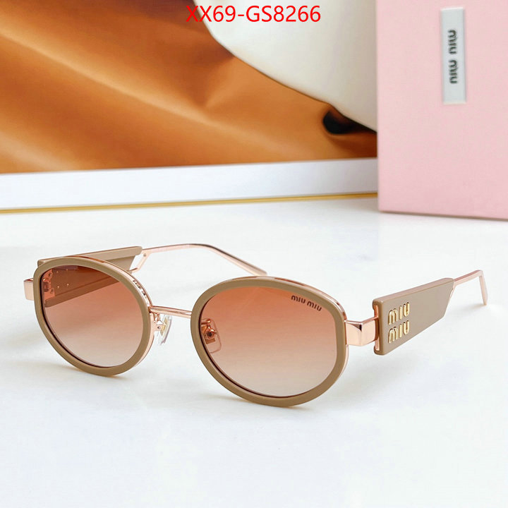 Glasses-Miu Miu designer fake ID: GS8266 $: 69USD