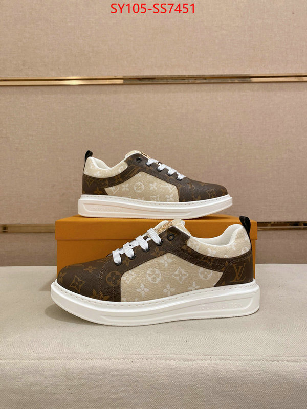 Men Shoes-LV aaaaa+ replica designer ID: SS7451 $: 105USD
