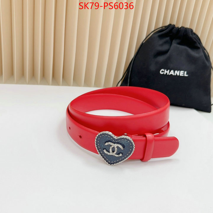 Belts-Chanel aaaaa+ replica designer ID: PS6036 $: 79USD