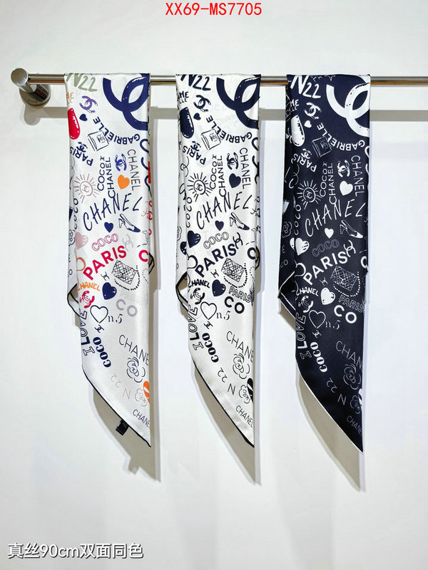 Scarf-Chanel styles & where to buy ID: MS7705 $: 69USD