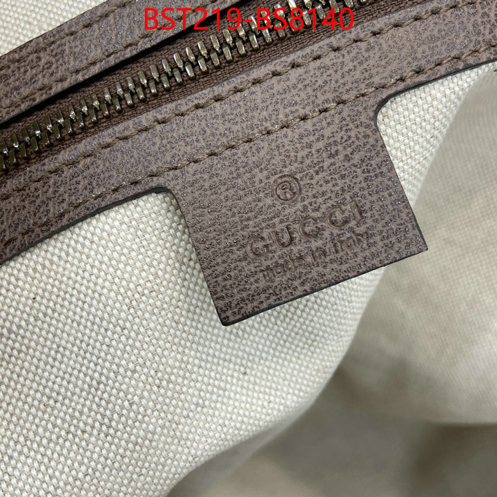 Gucci Bags(TOP)-Backpack- styles & where to buy ID: BS8140 $: 219USD,