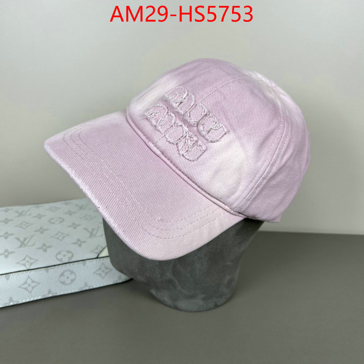 Cap(Hat)-Miu Miu can you buy knockoff ID: HS5753 $: 29USD