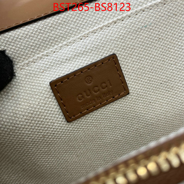 Gucci Bags(TOP)-Crossbody- fake ID: BS8123 $: 265USD,
