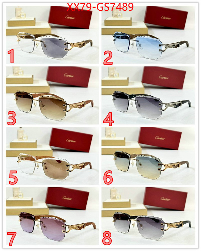 Glasses-Cartier perfect ID: GS7489 $: 79USD