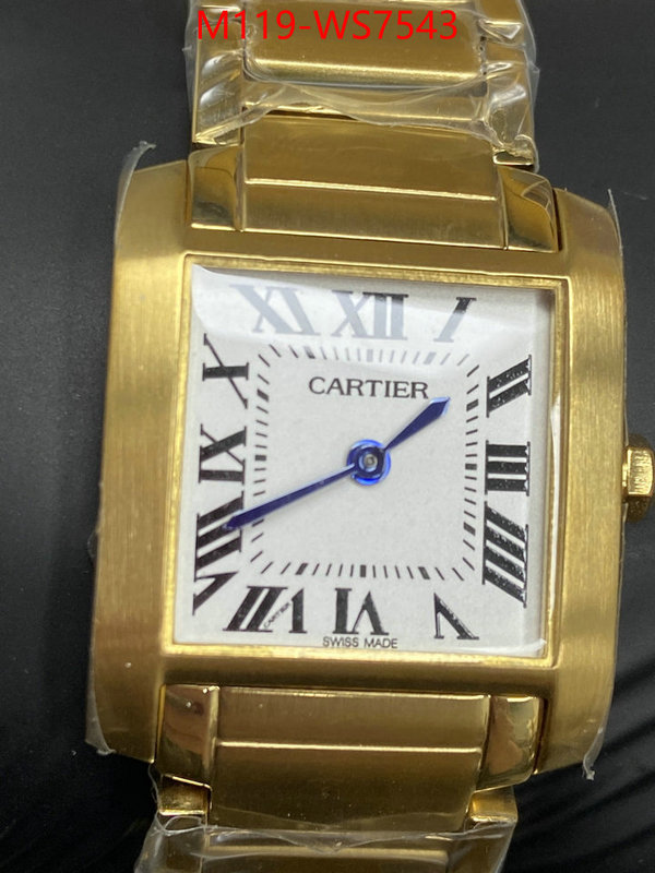 Watch(4A)-Cartier highest quality replica ID: WS7543 $: 119USD