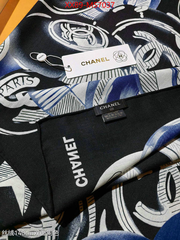 Scarf-Chanel knockoff highest quality ID: MS7037 $: 89USD