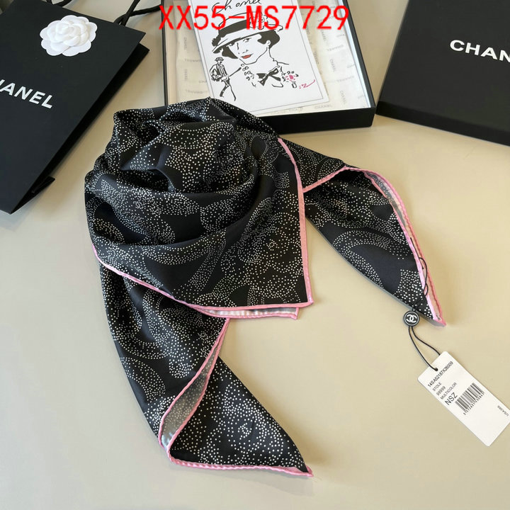 Scarf-Chanel top quality website ID: MS7729 $: 55USD