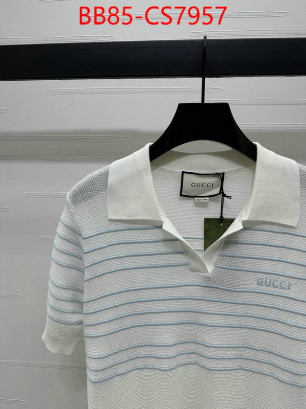 Clothing-Gucci replica best ID: CS7957 $: 85USD