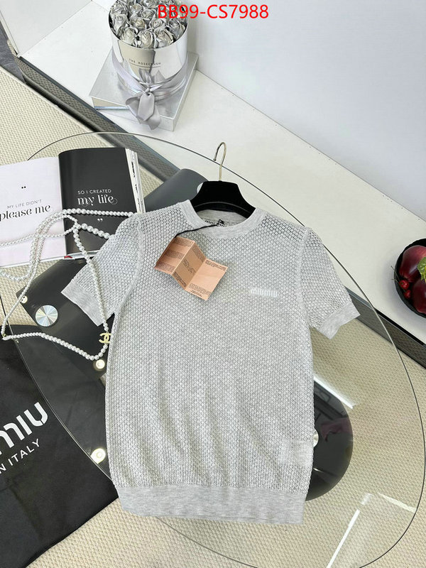 Clothing-MIU MIU copy ID: CS7988 $: 99USD