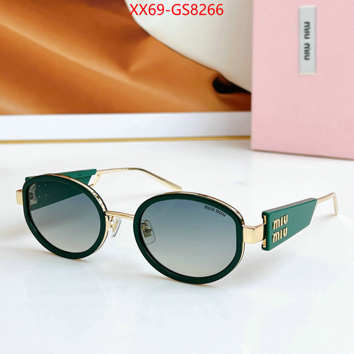 Glasses-Miu Miu designer fake ID: GS8266 $: 69USD