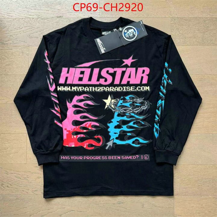 Clothing-Hellstar brand designer replica ID: CH2920 $: 69USD