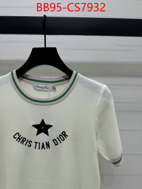 Clothing-Dior fashion replica ID: CS7932 $: 95USD
