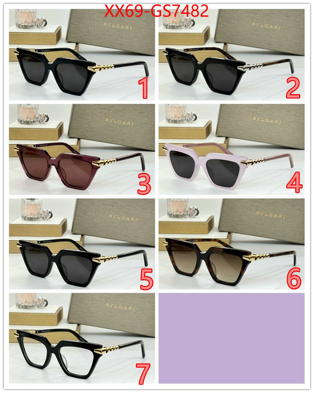 Glasses-Bvlgari top quality fake ID: GS7482 $: 69USD