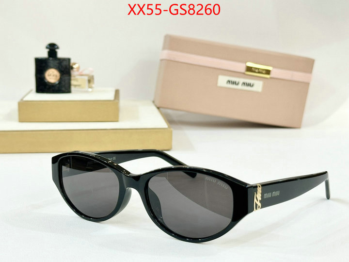 Glasses-Miu Miu where to buy fakes ID: GS8260 $: 55USD