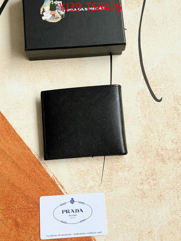 Prada Bags(4A)-Wallet found replica ID: TS8476 $: 39USD,