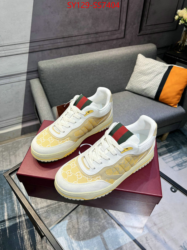 Men Shoes-Gucci what's the best to buy replica ID: SS7404 $: 129USD