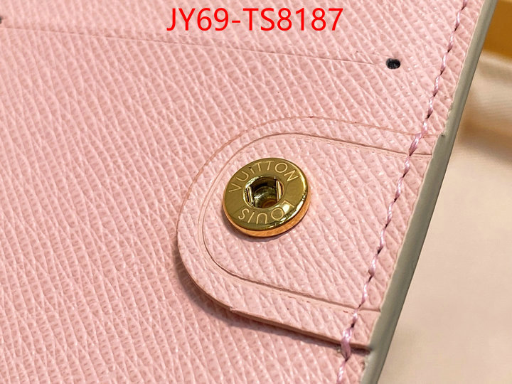 LV Bags(TOP)-Wallet top fake designer ID: TS8187 $: 69USD,