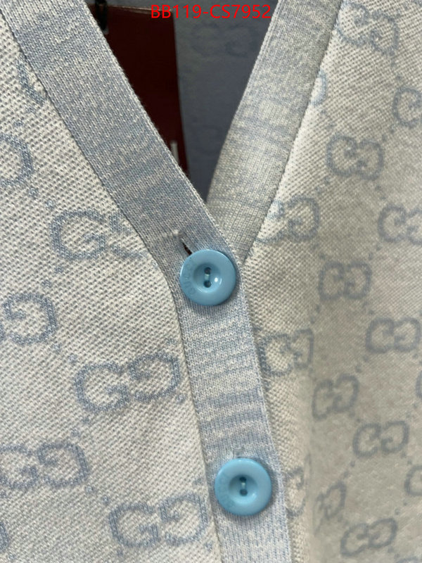 Clothing-Gucci buying replica ID: CS7952 $: 119USD