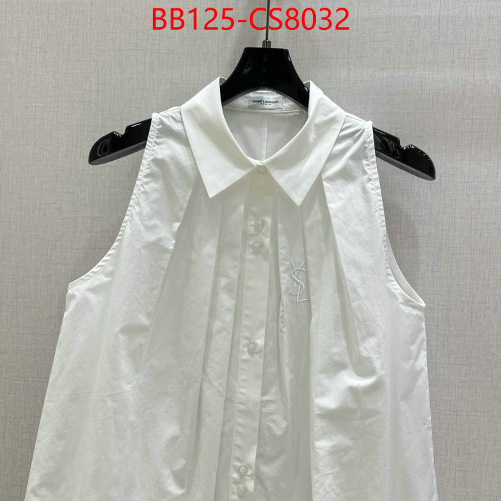 Clothing-YSL brand designer replica ID: CS8032 $: 125USD