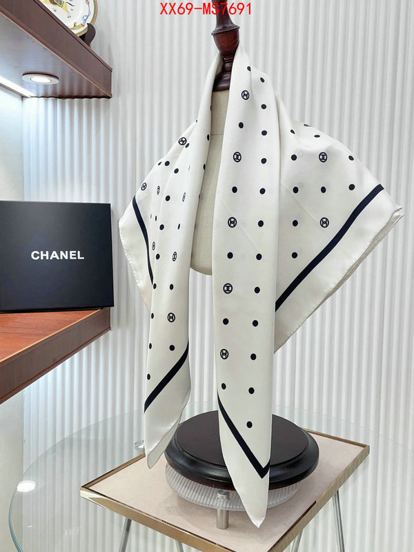 Scarf-Chanel luxury fake ID: MS7691 $: 69USD