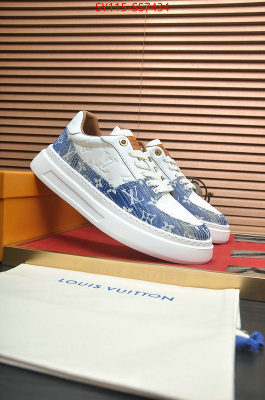 Men Shoes-LV 2024 aaaaa replica 1st copy ID: SS7434 $: 115USD