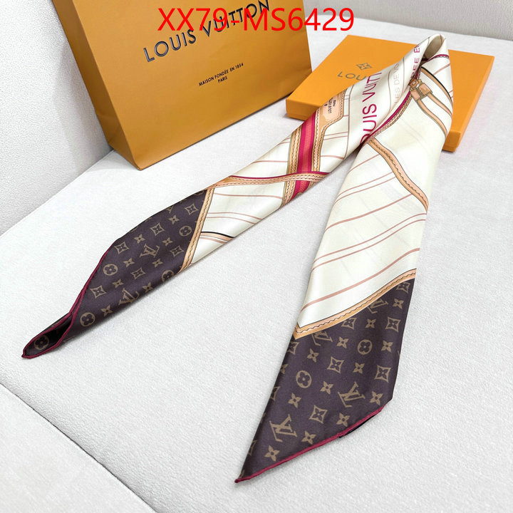 Scarf-LV brand designer replica ID: MS6429 $: 79USD